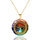 Collar de equilibrio de chakras ojo de Horus