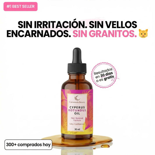 Aceite natural para el crecimiento lento del cabello