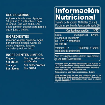 Bloomentalº - Folato activo + Vitamina B12 II