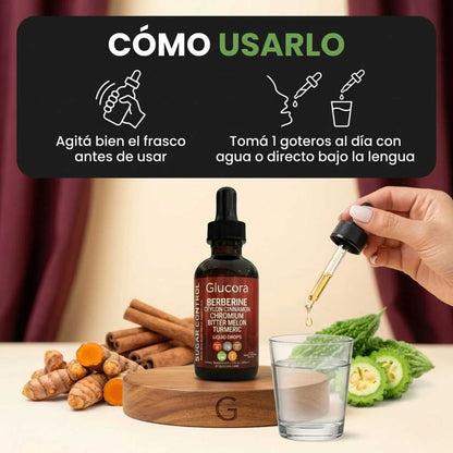 Glucora™ Apoyo Natural para el Azúcar en sangre, Energía y Antojos